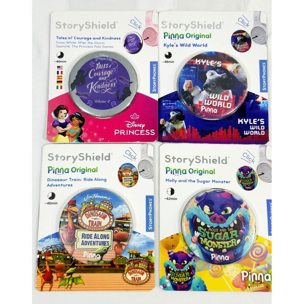 Storyshield Lot Of 4 For Storyphones Storytelling Headphones for Kids New Sealed